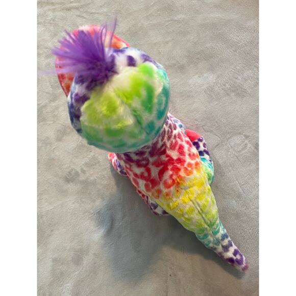 Build a Bear Workshop Rainbow Leopard Apatosaurus Plush Sound Dinosaur 18in - Picture 5 of 7